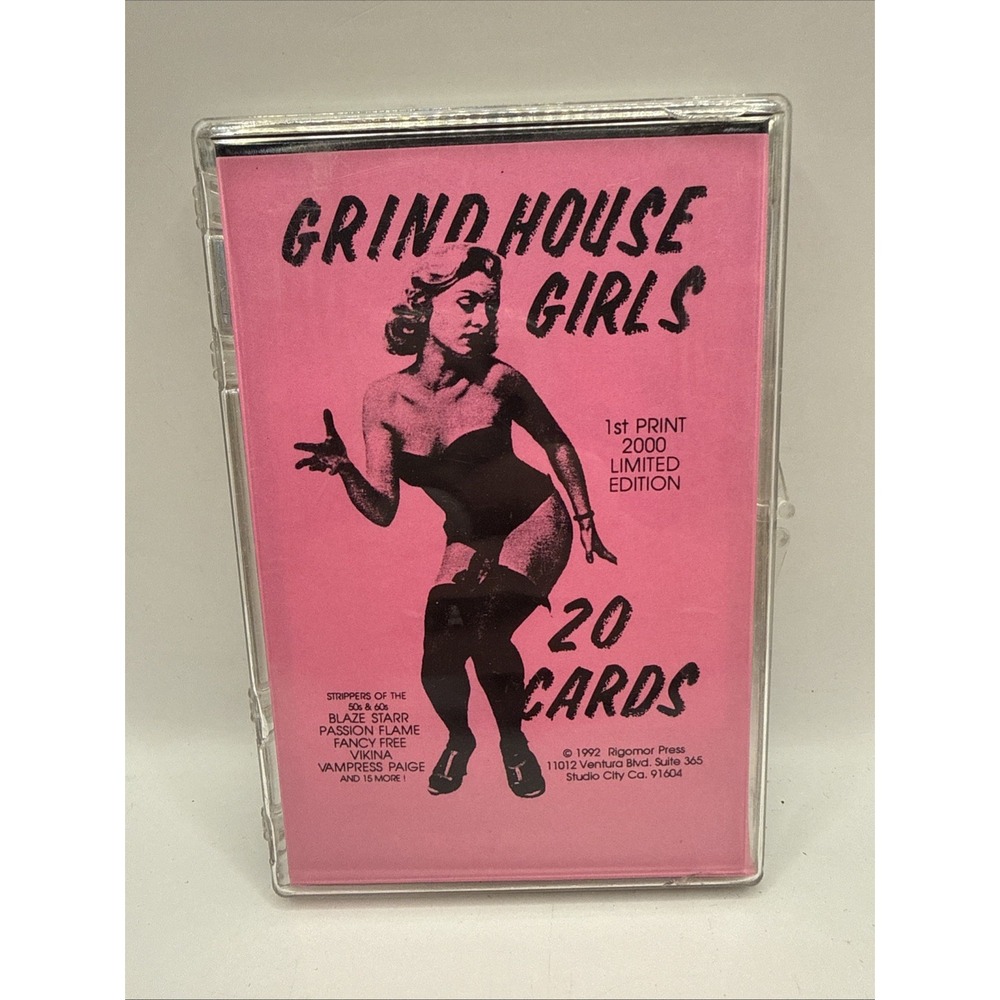 Grindhouse Girls 1st Print Limited Edition 20 Card Set 4x6" Cards 1992 50s & 60s